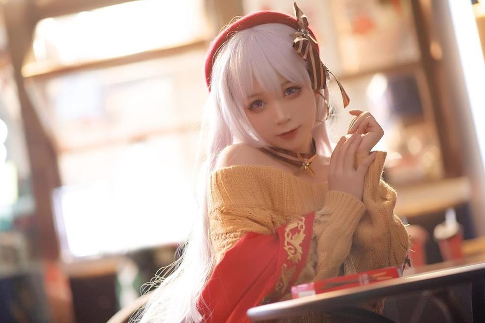 艺术之作：樱落酱路易九世旗袍cos，精彩无限